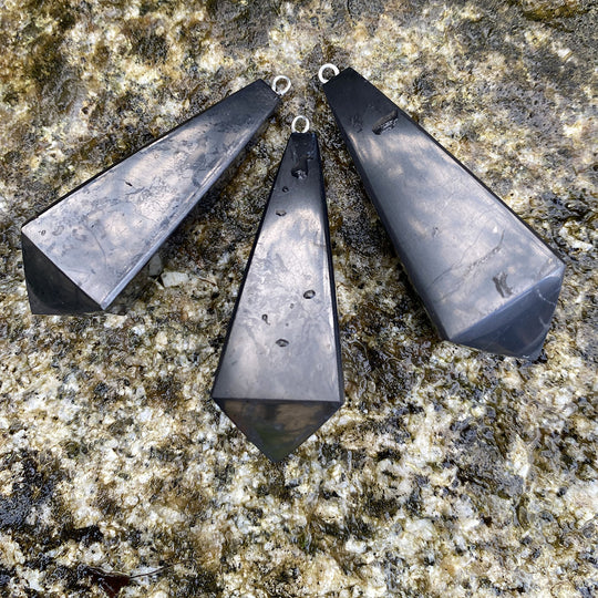 Shungite Pendulum Pendant - ON SALE!!!