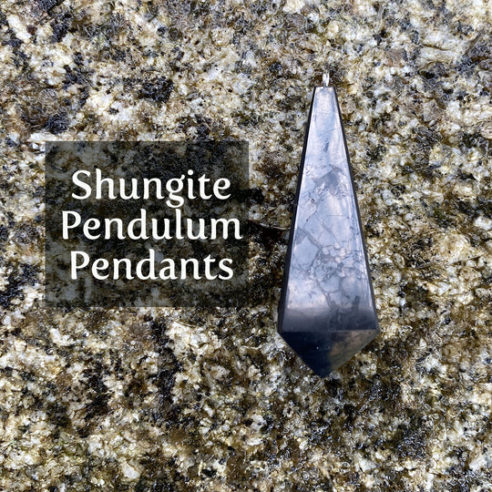 Shungite Pendulum Pendant - ON SALE!!!