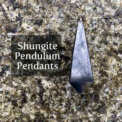 Shungite Pendulum Pendant